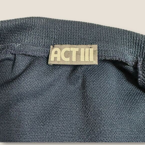 Vintage 70s ACT III Lightweight Navy Blazer with white and gold trim size small - Picture 12 of 13